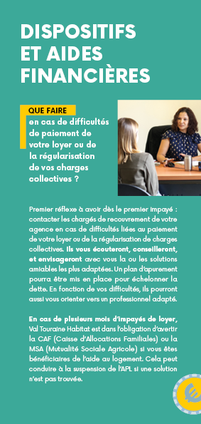 Brochure, Dispositifs et aides financières